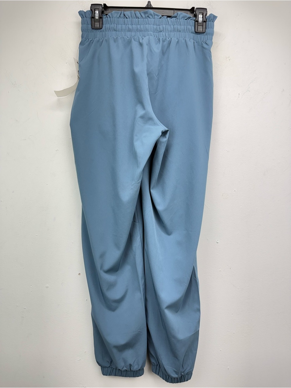 Mono B size Small Women’s Athleisure Blue High Rise Paperbag Waist Joggers NWT - Picture 6 of 7